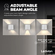 Ledvion Dimbare LED Wandlamp Buiten Rond Wit - Tweezijdig - 3000K - 7W Ledvion Dimbare LED Wandlamp Buiten Rond Wit - Tweezijdig - 3000K - 7W