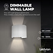 Ledvion Dimbare LED Wandlamp Buiten Rond Wit - Tweezijdig - 3000K - 7W Ledvion Dimbare LED Wandlamp Buiten Rond Wit - Tweezijdig - 3000K - 7W