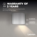 Ledvion Dimbare LED Wandlamp Buiten Rond Wit - Tweezijdig - 3000K - 7W Ledvion Dimbare LED Wandlamp Buiten Rond Wit - Tweezijdig - 3000K - 7W