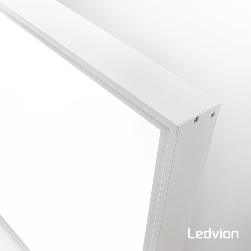 Ledvion LED Paneel Opbouw - 60x60 - Aluminium - Wit