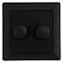 LED DUO Dimmerknop - Druk/Draai - Zwart LED DUO Dimmerknop - Druk/Draai - Zwart