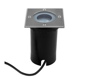 Ledvion IP67 Grondspot LED Vierkant - GU10 - 1m Kabel