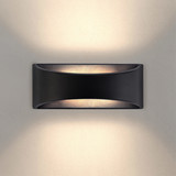 Ledvion LED Wandlamp Atlas - Zwart - 3000K - 6W