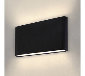 Ledvion LED Wandlamp Buiten Mira M Zwart - 3000K - 12W - IP54