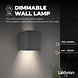 Ledvion Wandlamp buiten - Dimbaar - 630 Lumen - 3000K - 6W - IP54 Ledvion Wandlamp buiten - Dimbaar - 630 Lumen - 3000K - 6W - IP54