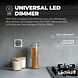 Ledvion LED Dimmer 3-250 Watt 220-240V - Fase Afsnijding - Universeel - Compleet Ledvion LED Dimmer 3-250 Watt 220-240V - Fase Afsnijding - Universeel - Compleet