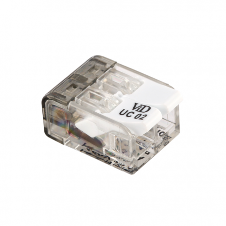 VID Lasklem / Verbindingsklem - 2-voudig - 2x4mm²