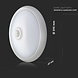 Ledvion Samsung LED Plafondlamp met Bewegingssensor - 12W - 4000K - 800 Lumen - Wit - Ø29 cm Ledvion Samsung LED Plafondlamp met Bewegingssensor - 12W - 4000K - 800 Lumen - Wit - Ø29 cm