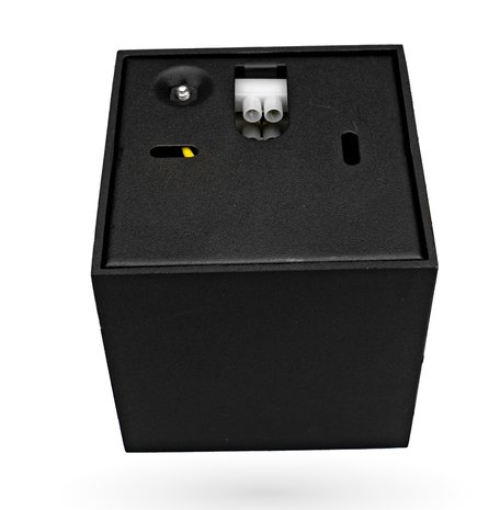 Ledvion LED Opbouwspot - Vierkant - Zwart - Kantelbaar - IP20 - Excl. GU10 spot