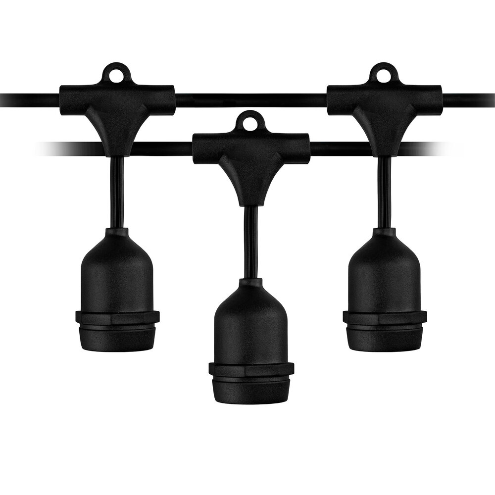 Ledvion 6m LED Prikkabel - IP65 Lichtsnoer Buiten - Light String - 6 E27 Fittingen