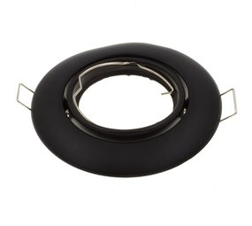 Ledvion LED Inbouwspot - GU10 armatuur - Kale Zwart - IP65