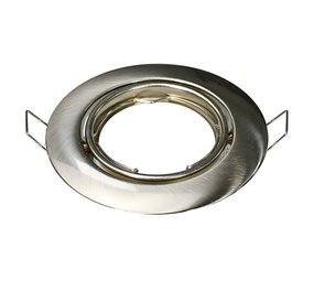 Ledvion LED Inbouwspot - GU10 armatuur - Kale Zilver- IP65