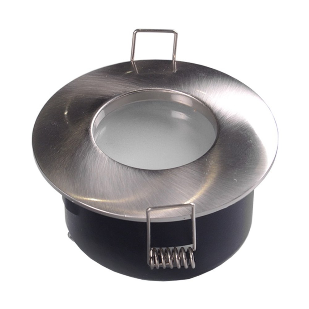 Ledvion LED Inbouwspot - GU10 armatuur - Mund Zilver - IP65