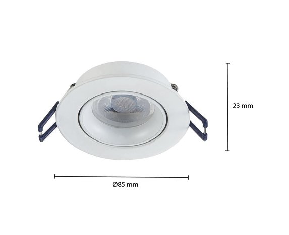 Ledvion LED Inbouwspot - GU10 armatuur - Carme Wit