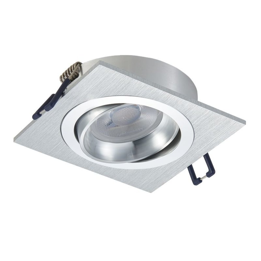 Ledvion LED Inbouwspot - GU10 armatuur - Pasiphae Zilver