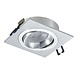 Ledvion LED Inbouwspot - GU10 armatuur - Pasiphae Zilver