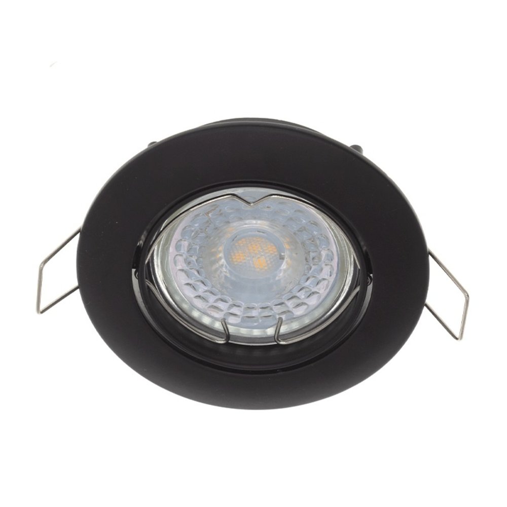 Ledvion LED Inbouwspot - GU10 armatuur - Zwart