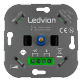 Ledvion LED Dimmer - Wisselschakeling >2 dimmers, 1 lichtpunt - 5-250W- Fase Afsnijding - Universeel