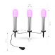 Ledvion Slimme Staande Buitenlampen - RGB - IP44 - Smart paalverlichting - RVS - Plug & Play Ledvion Slimme Staande Buitenlampen - RGB - IP44 - Smart paalverlichting - RVS - Plug & Play