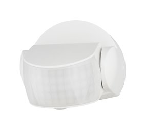 Ledvion Witte Opbouw Bewegingssensor 180° Met Schemerschakelaar 12M Bereik Max. 600W IP65