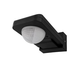 Ledvion Zwarte Opbouw Bewegingssensor 360° Met Schemerschakelaar 20M Bereik - IP65