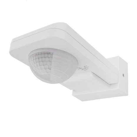 Ledvion Witte Opbouw Bewegingssensor 360° Met Schemerschakelaar 20M Bereik - IP65 Ledvion Witte Opbouw Bewegingssensor 360° Met Schemerschakelaar 20M Bereik - IP65