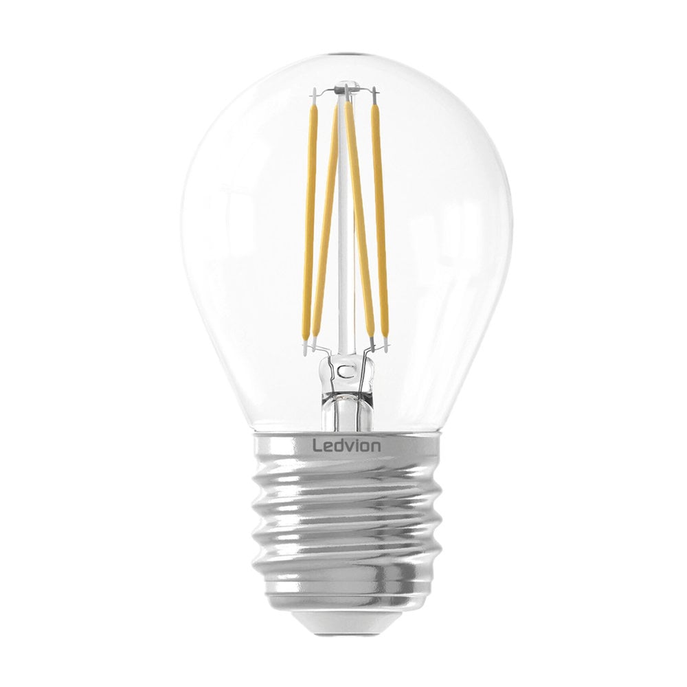 Ledvion E27 LED Lamp Filament - 1W - 2100K - 50 Lumen - Clear Ledvion E27 LED Lamp Filament - 1W - 2100K - 50 Lumen - Clear