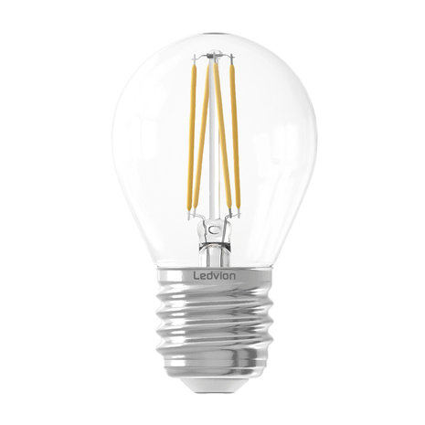 Ledvion E27 LED Lamp Filament - 1W - 2100K - 50 Lumen - Clear Ledvion E27 LED Lamp Filament - 1W - 2100K - 50 Lumen - Clear
