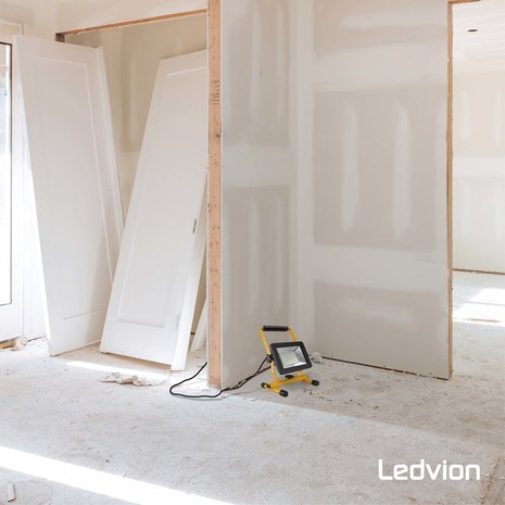 Ledvion LED Bouwlamp 50W - 120lm/W - 6000 Lumen - 6500K