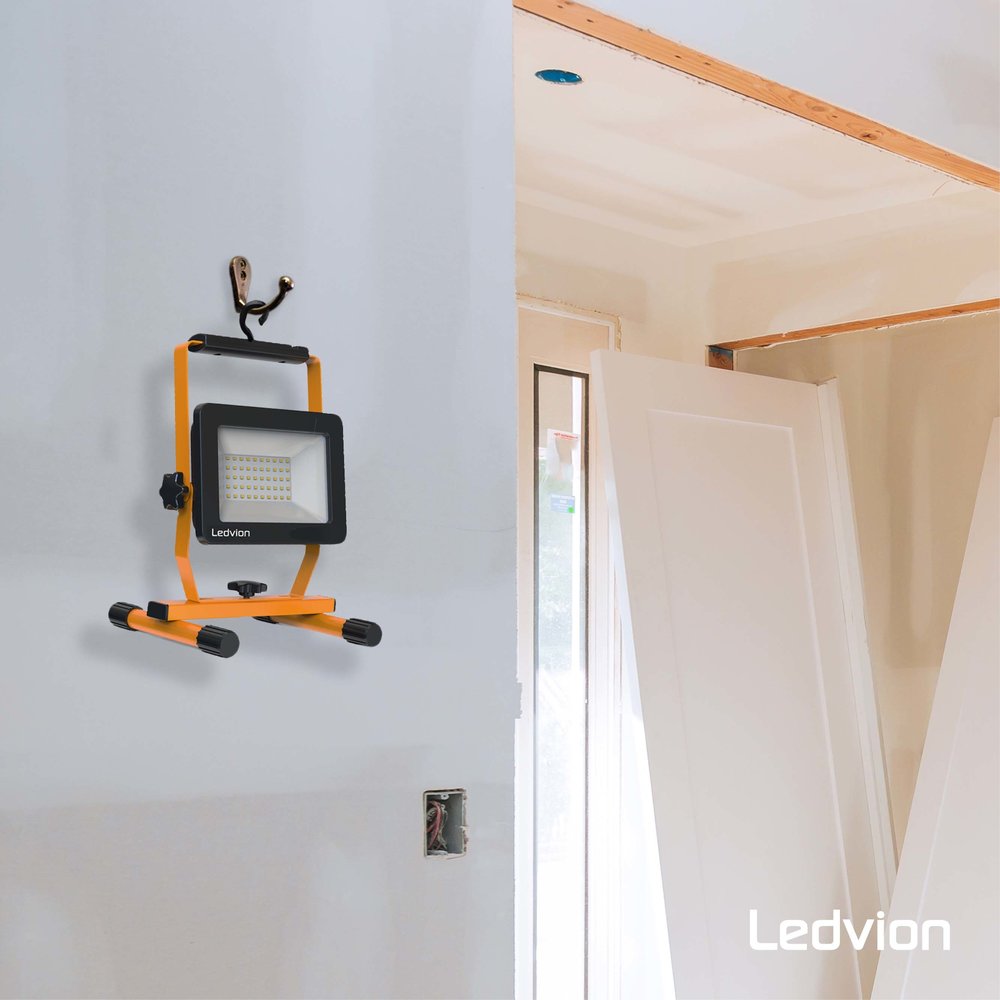 Ledvion LED Bouwlamp 50W - 120lm/W - 6000 Lumen - 6500K