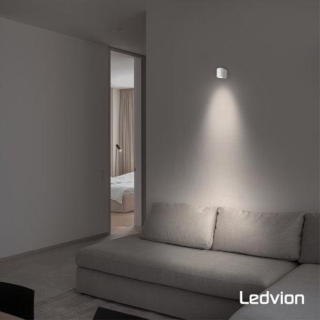Ledvion  Wandlamp buiten - Sacramento - Wit Ledvion  Wandlamp buiten - Sacramento - Wit
