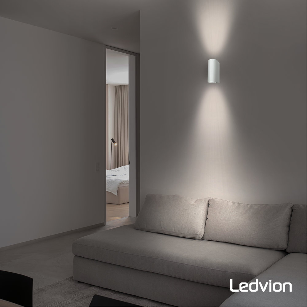 Ledvion Wandlamp buiten - Santa Barbara wit