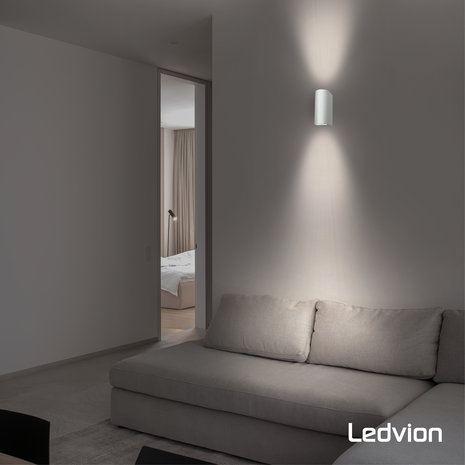 Ledvion Wandlamp buiten - Santa Barbara wit