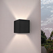 Ledvion LED Wandlamp Buiten Zwart - Tweezijdig - 3000K - 6W Ledvion LED Wandlamp Buiten Zwart - Tweezijdig - 3000K - 6W
