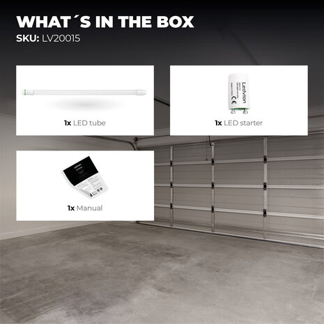 Ledvion LED TL Buis 150CM - 28W - 4000K - 185lm/W - Energie Label B - High Efficiency