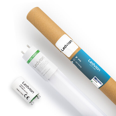 Ledvion LED TL Buis 150CM - 28W - 6500K - 185lm/W - Energie Label B - High Efficiency Ledvion LED TL Buis 150CM - 28W - 6500K - 185lm/W - Energie Label B - High Efficiency