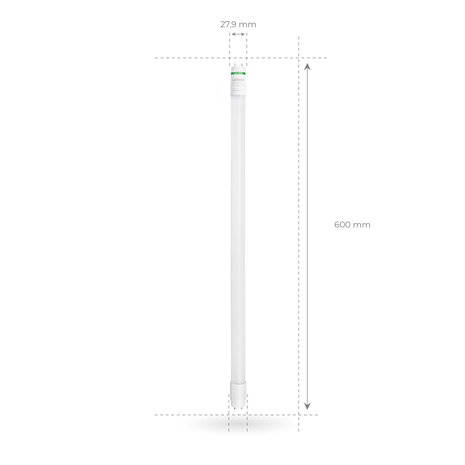 Ledvion LED TL Buis 60CM - 6.3W - 4000K - 175lm/W - High Efficiency - Energie Label C