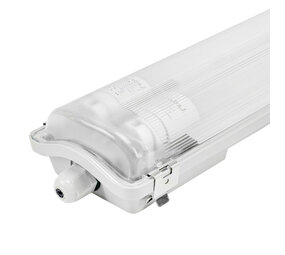 Ledvion LED TL Armatuur 150CM - 2x 28W - 10360 Lumen - 4000K - IP65 - Incl. LED TL Ledvion LED TL Armatuur 150CM - 2x 28W - 10360 Lumen - 4000K - IP65 - Incl. LED TL
