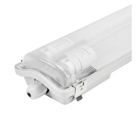 Ledvion LED TL Armatuur 120CM - 2x 18W - 6660 Lumen - 6500K - IP65 - Incl. LED TL Ledvion LED TL Armatuur 120CM - 2x 18W - 6660 Lumen - 6500K - IP65 - Incl. LED TL