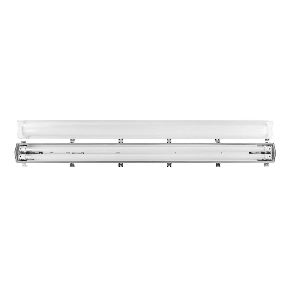 Ledvion LED TL Armatuur 120CM - 2x 18W - 6660 Lumen - 6500K - High Efficiency - Energie Label B - IP65 - Incl. LED TL Ledvion LED TL Armatuur 120CM - 2x 18W - 6660 Lumen - 6500K - High Efficiency - Energie Label B - IP65 - Incl. LED TL