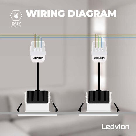 Ledvion Dimbare LED Inbouwspot Wit - IP65 - 5W - 2700K - 5 Jaar Garantie - Geschikt voor de Badkamer Ledvion Dimbare LED Inbouwspot Wit - IP65 - 5W - 2700K - 5 Jaar Garantie - Geschikt voor de Badkamer