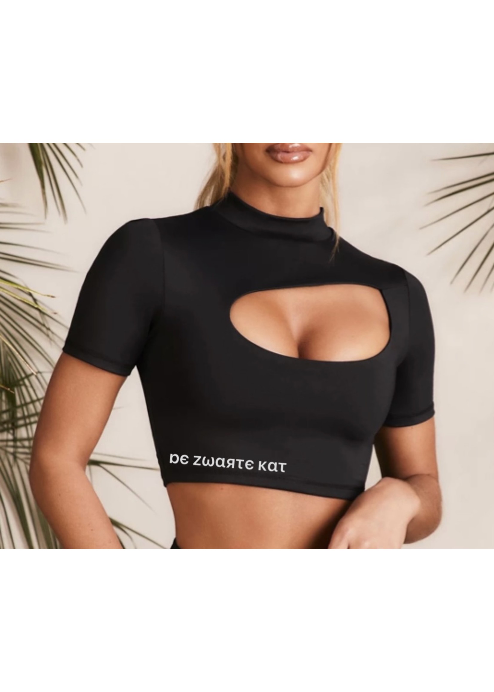 De zwarte kat Vrouwen Tummy Controle Compressie Neon Zachte Comfort Fitness Slijtage