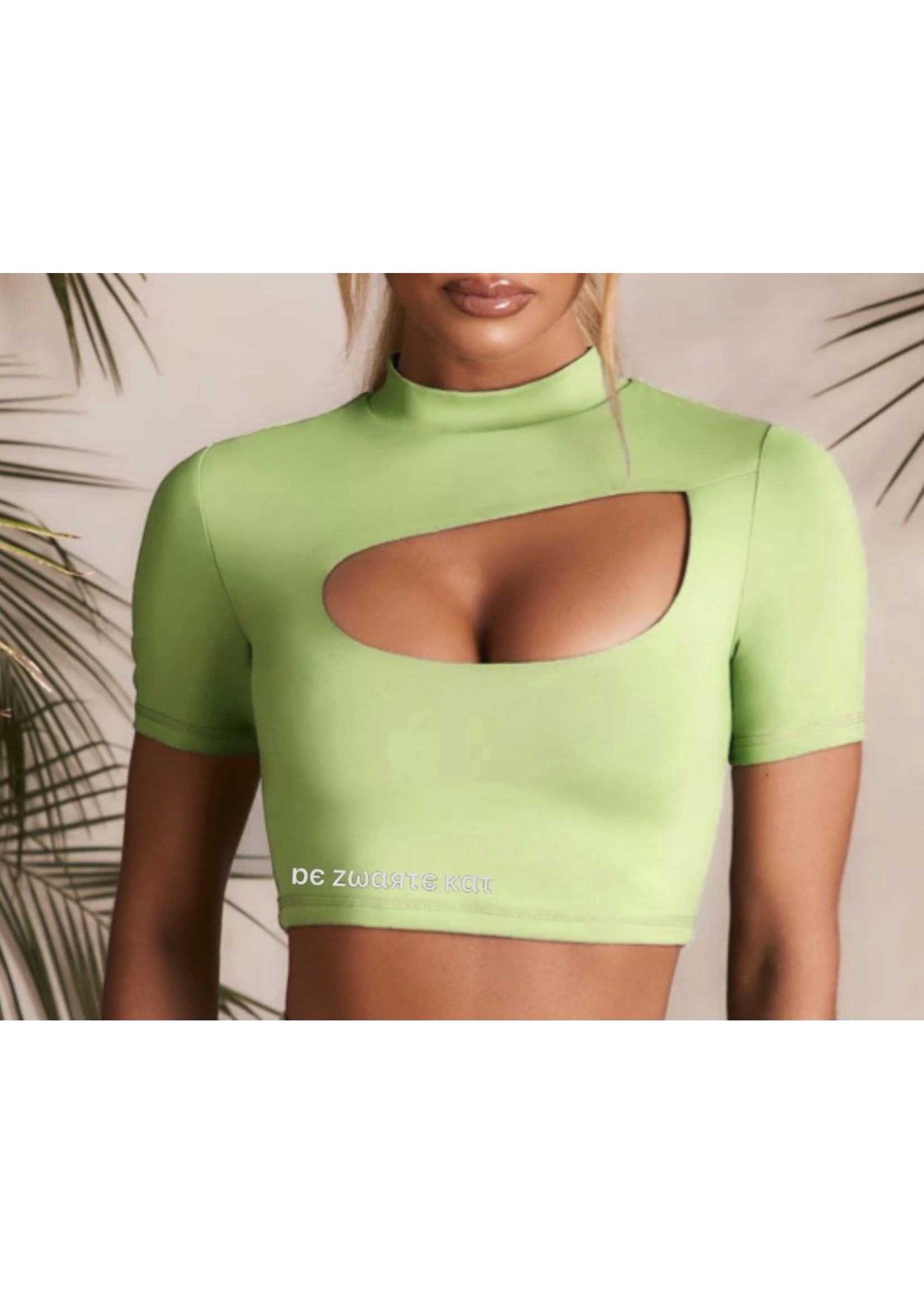 De zwarte kat Vrouwen Tummy Controle Compressie Neon Zachte Comfort Fitness Slijtage