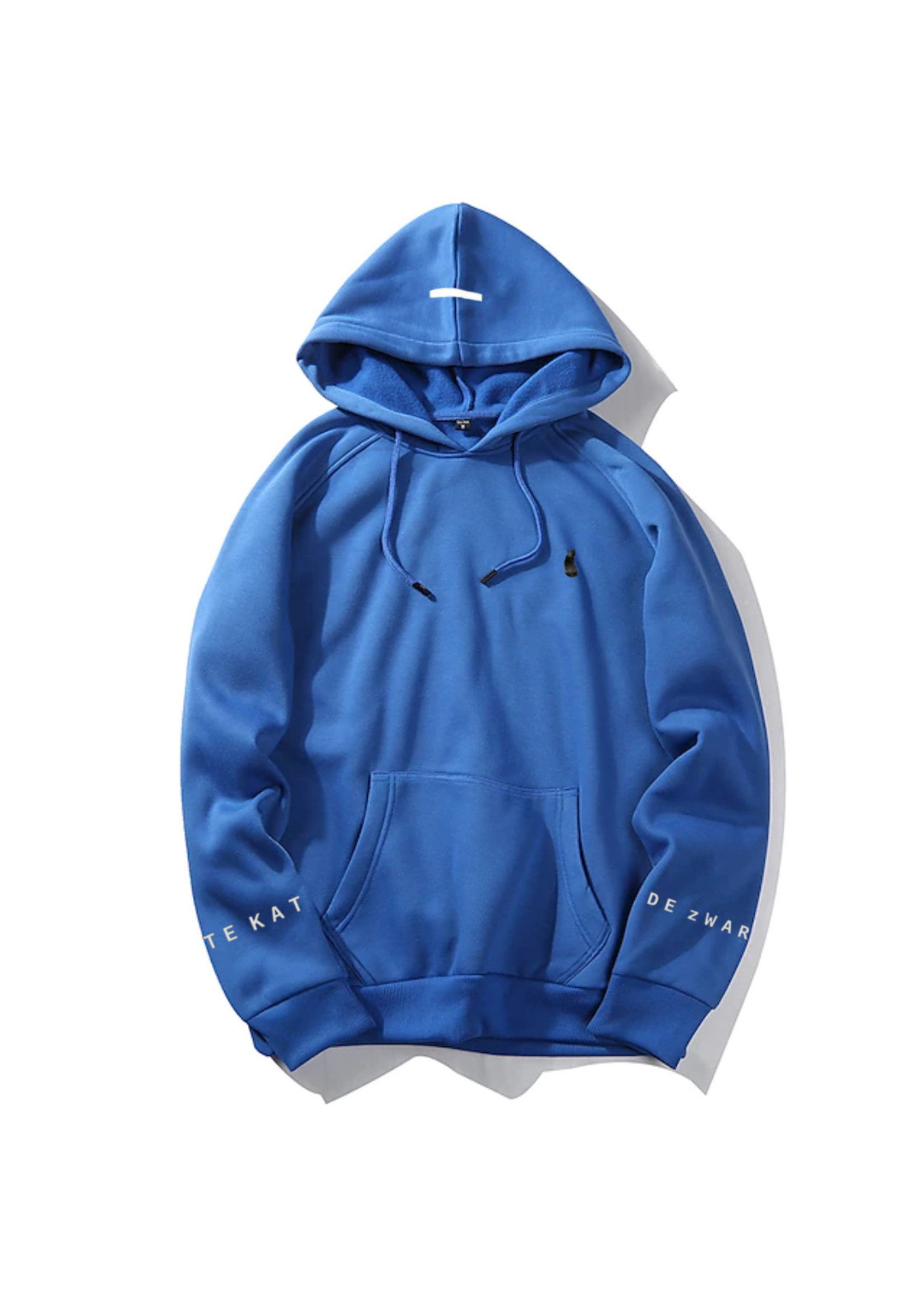 De zwarte kat Mannen hoddie