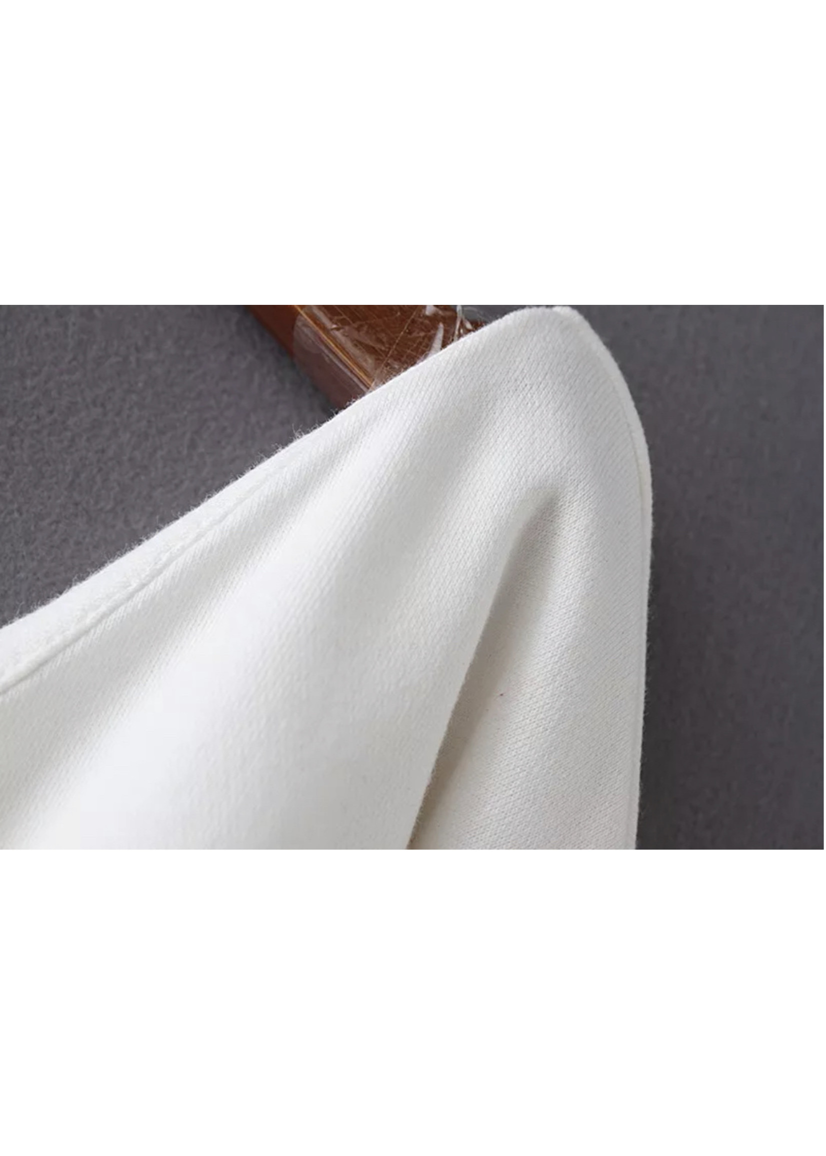De zwarte kat Dames Kleding Casual Lange Mouwen Deep-V Top Off De Schouder Solid Tops Mode Herfst Sweatshirts