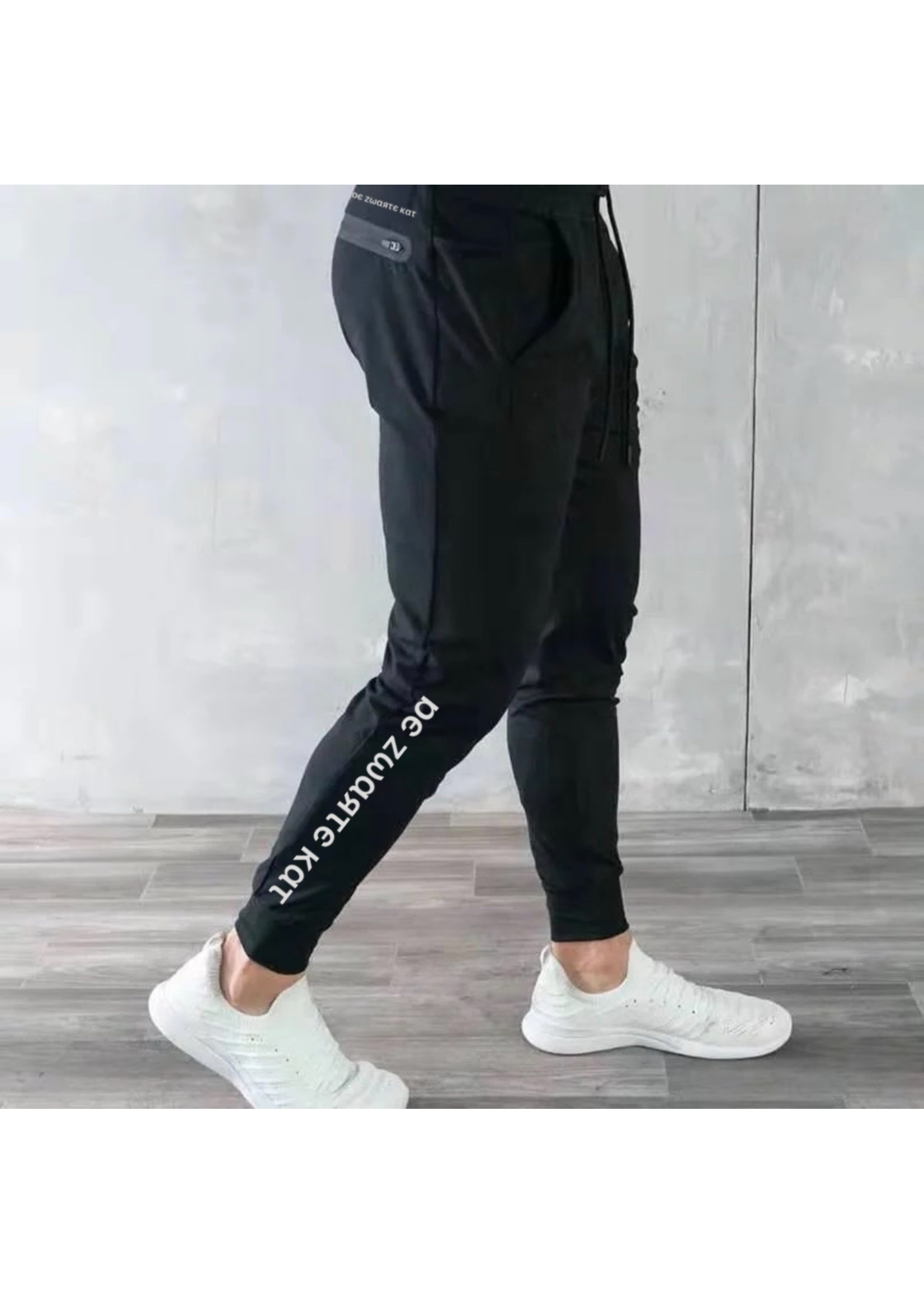 De zwarte kat Custom Heren Gym Broek Met Zakken Running Sport Jogger Gym Broek Workout Broek Joggingbroek