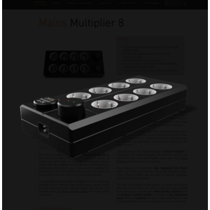 Essential audio tools Mains Multiplier 8 stekkerblok