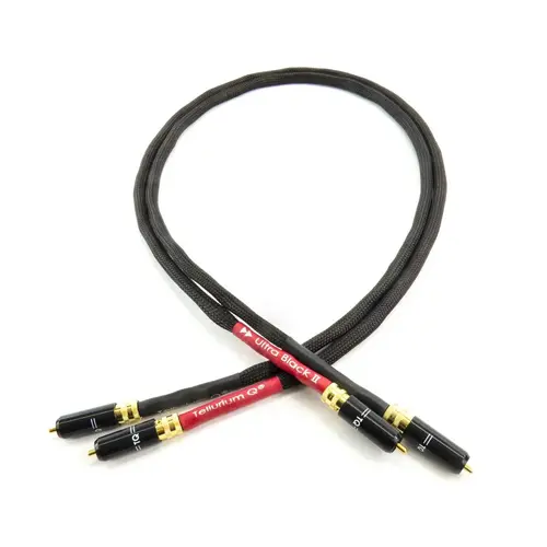TelluriumQ  Ultra Black II RCA interlink