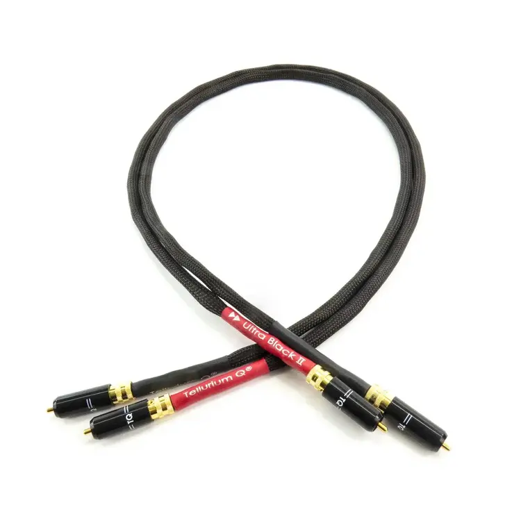 TelluriumQ  TelluriumQ Ultra Black II RCA interlink