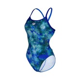 W Swimsuit Challenge Back Allover neon-blue-multi